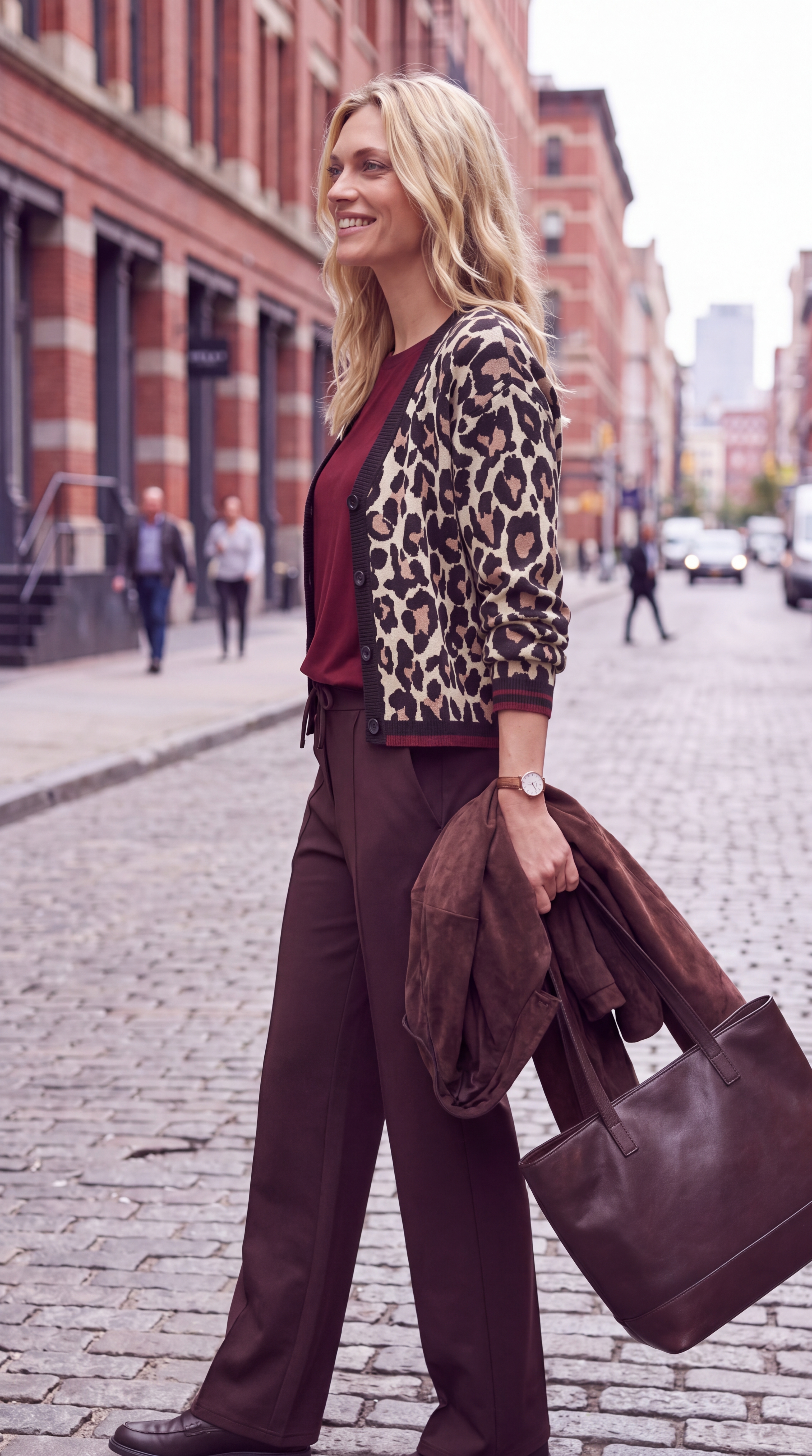 Dámsky sveter na gombíky BROADWAY NYC FASHION LEO s.WEAR 9